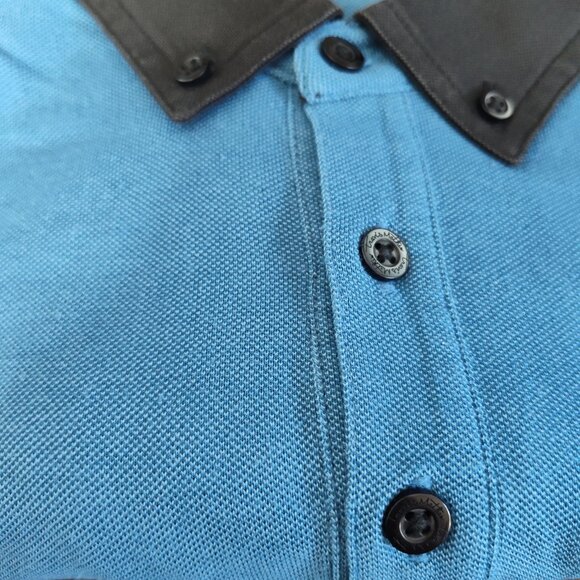 Travis Mathew Blue Left Pocket Oxford Polo Size M - Picture 6 of 6